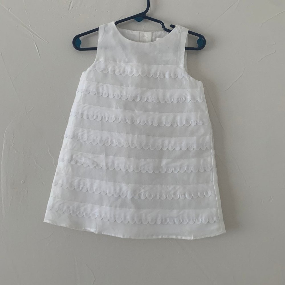 JANIE & JACK SIZE White Spring Easter Dress 18-24